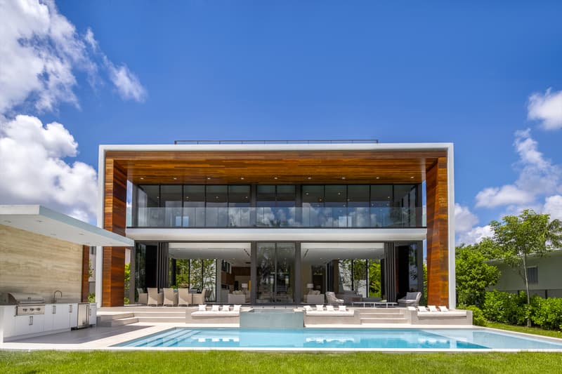 $16.3 Million usd Allison Island Miami Home purchase French insurance broker Laurent Pascale Ouazana house rap hip-hop