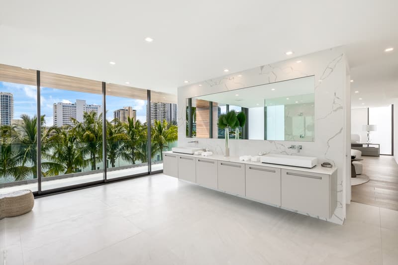 $16.3 Million usd Allison Island Miami Home purchase French insurance broker Laurent Pascale Ouazana house rap hip-hop