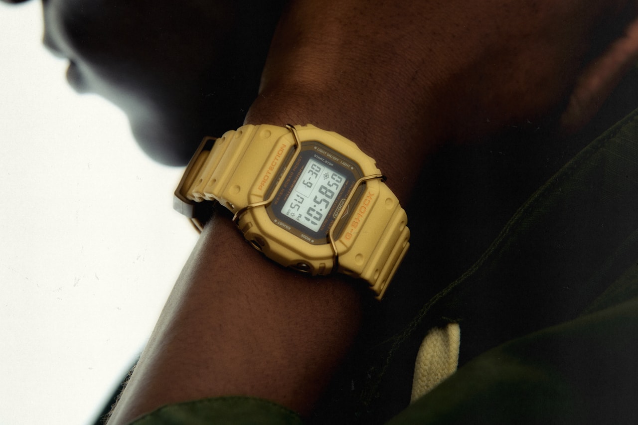 Gショックからミニマルなワントーンカラーの“トーンオントーン”シリーズがリリース  G-SHOCK Tone-On-Tone Protector Pack GA-2100PT-2A GA-2100PT-8A DW-5600PT-5 Monochromatic Watches DW-5000C Stainless Steel Case Bumper