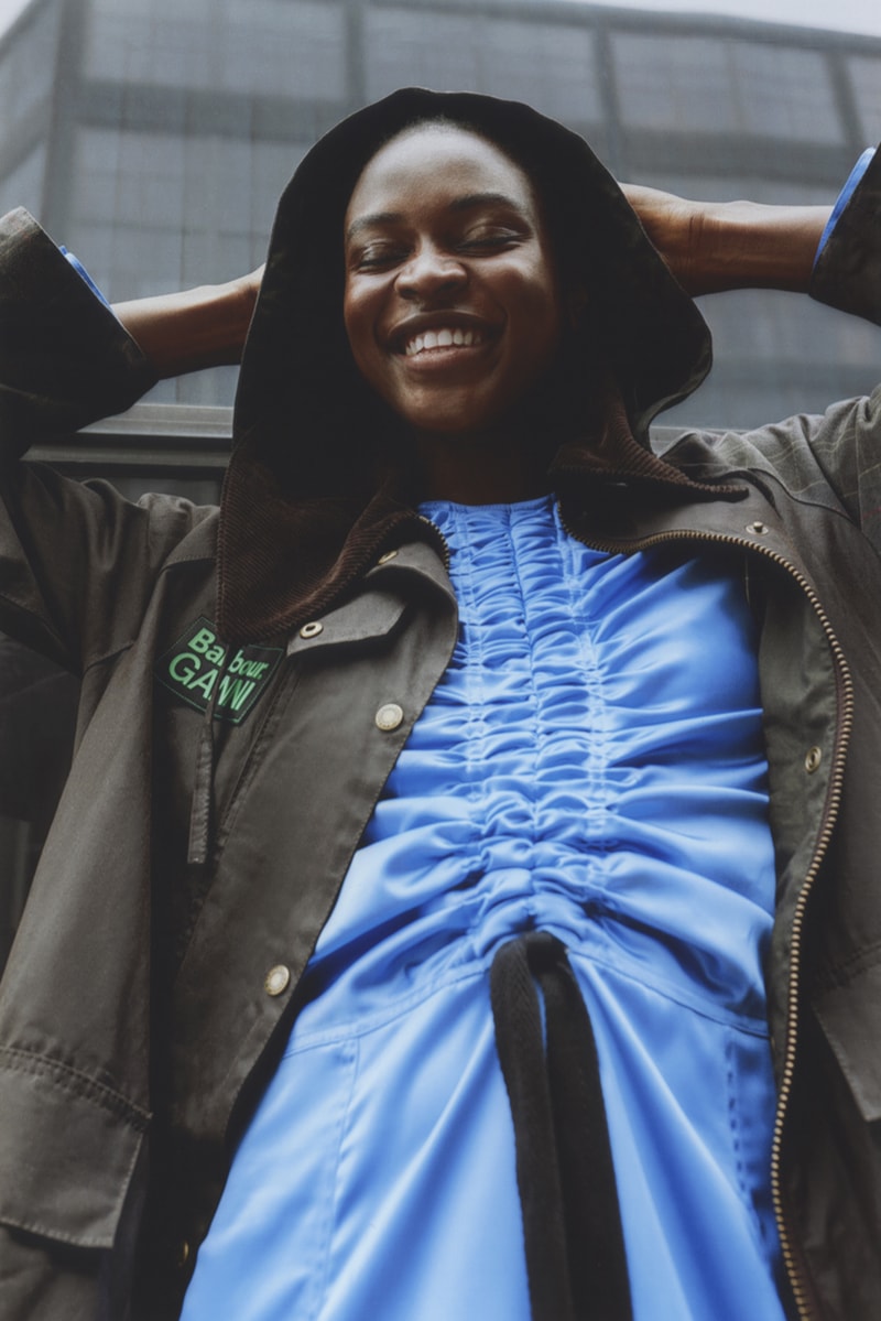 Barbour’s Heritage Meets GANNI’s Modern Silhouette in New Collab Collection