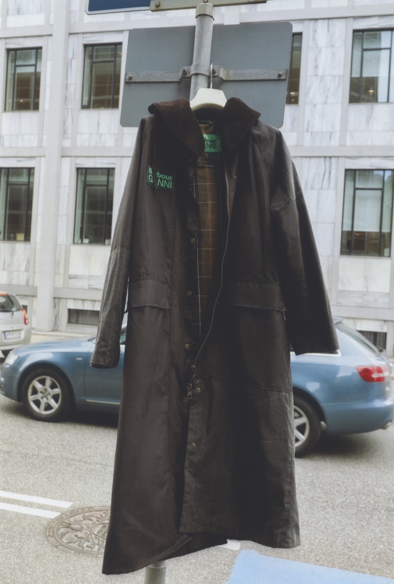 Barbour’s Heritage Meets GANNI’s Modern Silhouette in New Collab Collection
