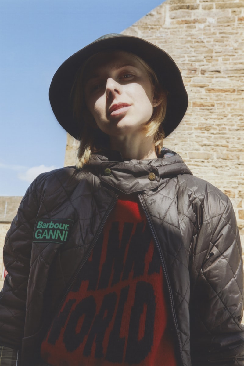 Barbour’s Heritage Meets GANNI’s Modern Silhouette in New Collab Collection
