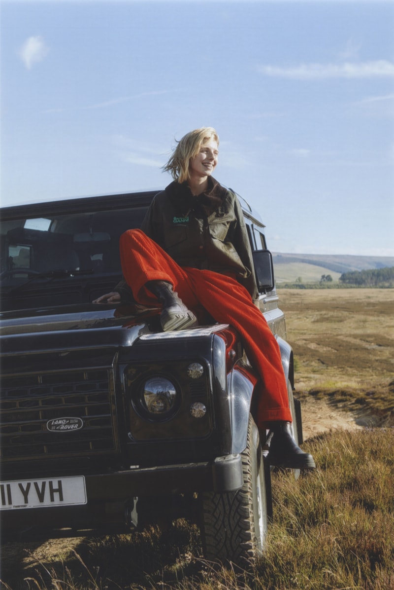 Barbour’s Heritage Meets GANNI’s Modern Silhouette in New Collab Collection