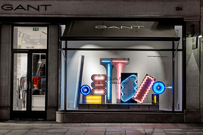 GANT love letter to new york delphine diallo anna lomax fashion luxury paris london flagship store window display are installation