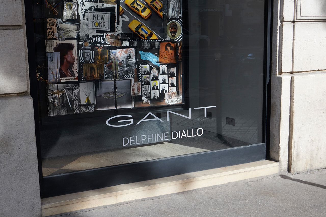 GANT love letter to new york delphine diallo anna lomax fashion luxury paris london flagship store window display are installation