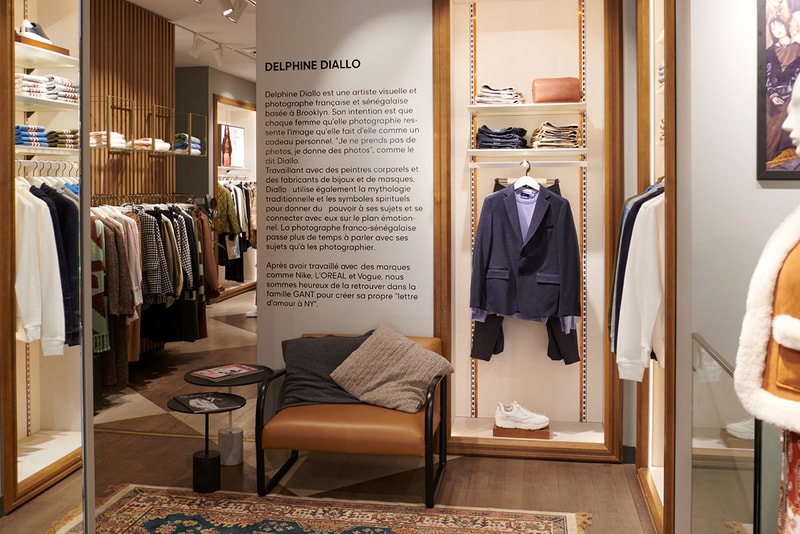 GANT love letter to new york delphine diallo anna lomax fashion luxury paris london flagship store window display are installation