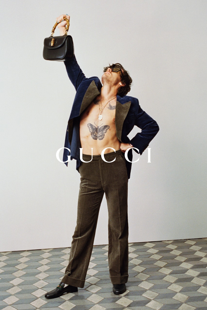 Gucci HA HA HA Harry Styles Campaign Collection Alessandro Michele Launch Release Closer Look Video Styling Music Mark Borthwick