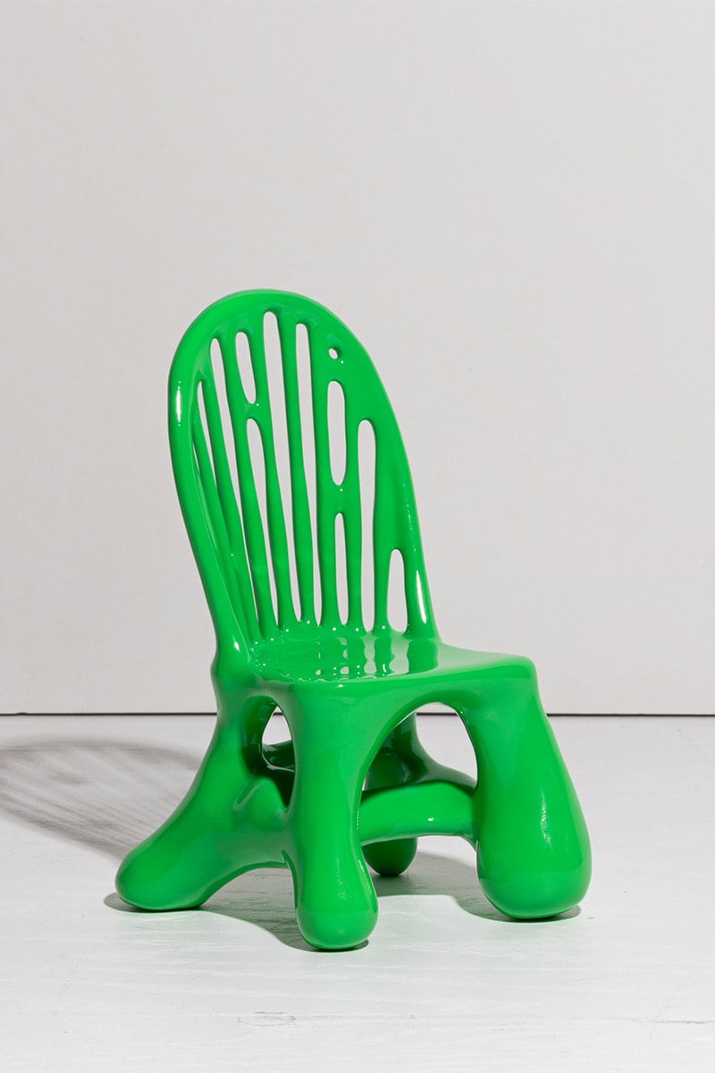 Gustavo Barroso Releases Miniature Version of his Green Slime Chair