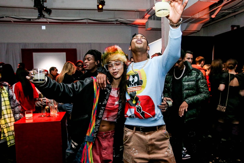 LOUIS XIII The DROP NYC Pop-Up DJ GETLIVE! Zach Bia Timo Weiland Brent Faiyaz mini miniature cognac spirit decanters bottles Young Paris