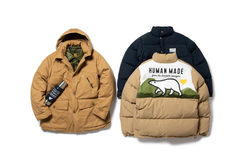 Human Made Season 24 Outdoor collection Vol. 1 release info date price puffer jacket quilted shirt vest pant duck doll camping