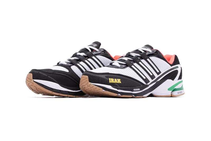 IKAK x adidas Originals Supernova Cushion 7 Core Black/Footwear White/Vivid Green GZ9787 adiPRENE+ Collaboration Sneaker Drops