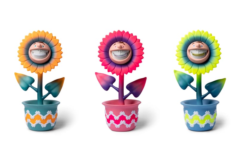 INFINIT3.io Reveals Full Range of Ron English 'Charlie Grin Sunflower' Figures