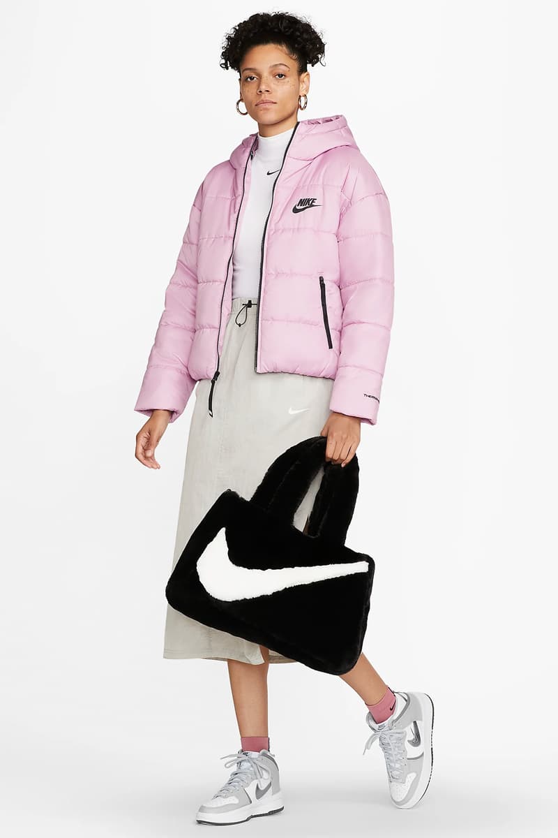 Nike Sportswear's Swoosh Faux Fur Bag