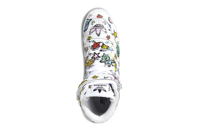 Jeremy Scott adidas Originals Forum 84 High Low HQ1128 GX9668 White Graffiti Style Trefoil Wings Starts Offspring