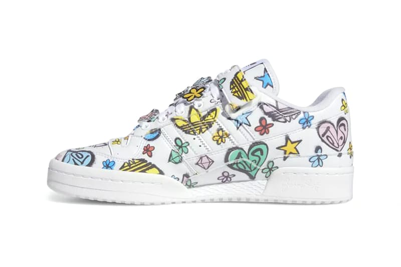 Jeremy Scott adidas Originals Forum 84 High Low HQ1128 GX9668 White Graffiti Style Trefoil Wings Starts Offspring