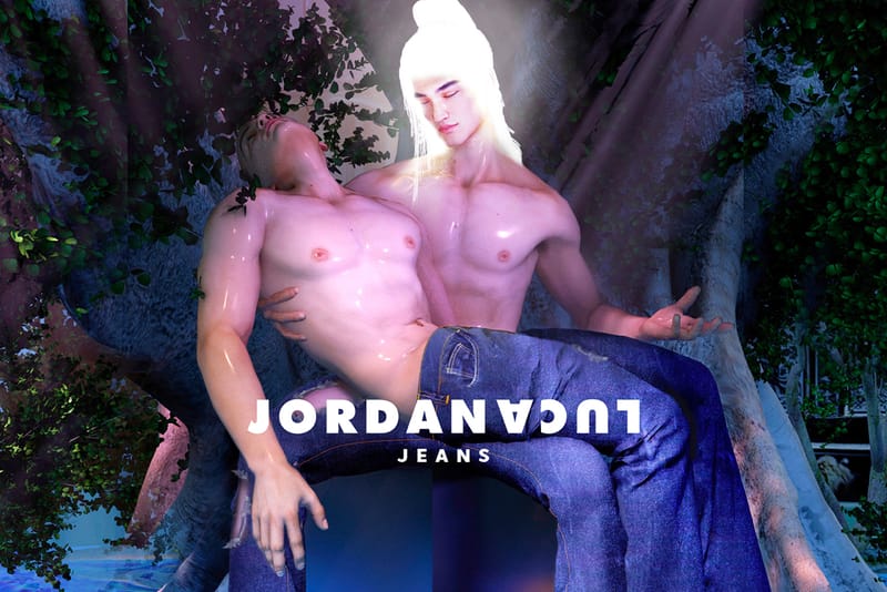 JORDANLUCA's FW22 Jeans Campaign Draws From Michelangelo's Statues
