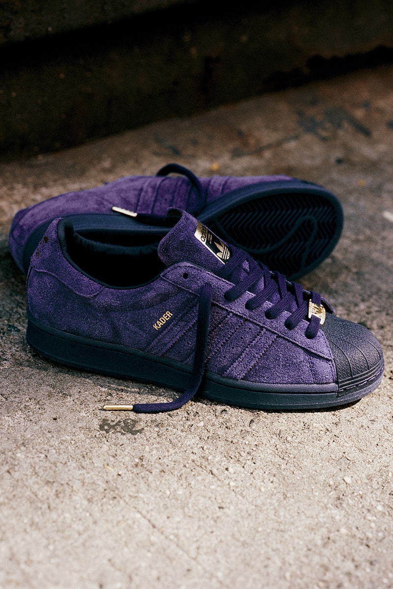 kader sylla adidas skateboarding Superstar ADV purple gold release date info store list buying guide photos price 