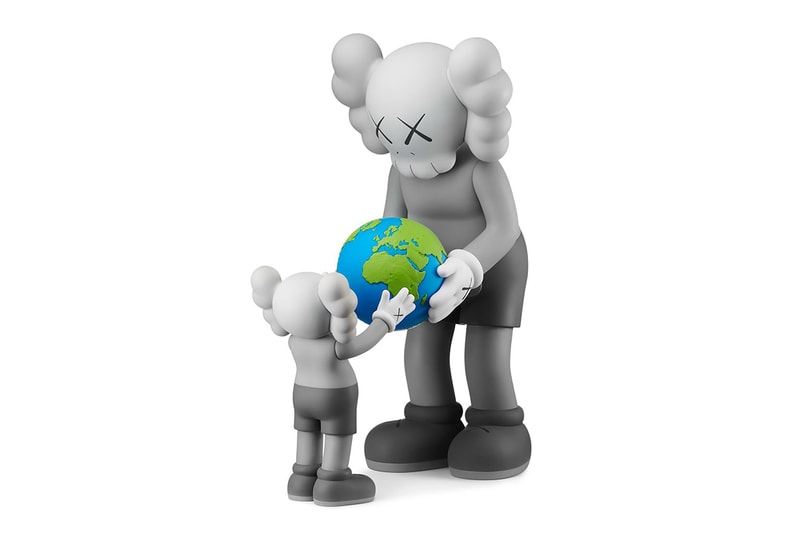 KAWS Drops Kaws Drops "THE PROMISE" Vinyl Figure and Print brown black grey toys art contemporary qatar museum public sculptur dadu garden doha kawsone 2022 fifa world cup qatar