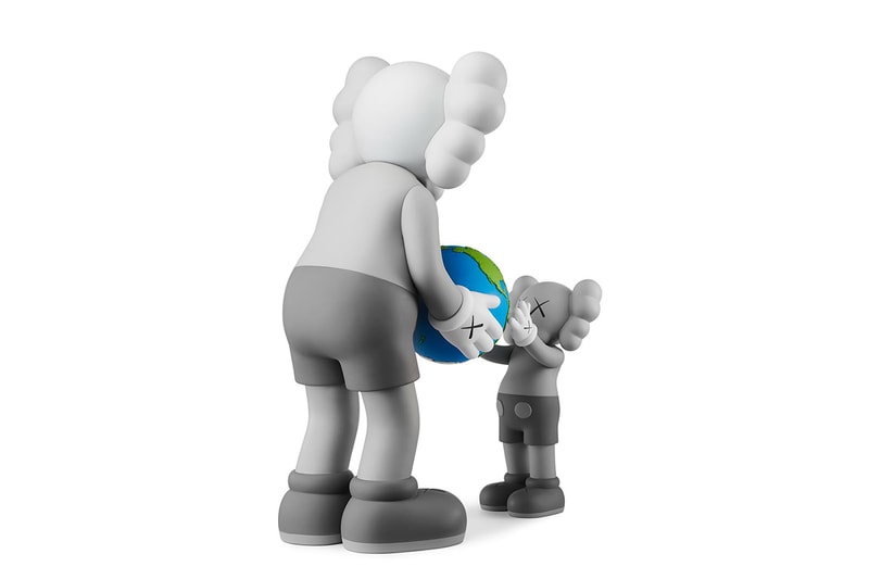 KAWS Drops Kaws Drops "THE PROMISE" Vinyl Figure and Print brown black grey toys art contemporary qatar museum public sculptur dadu garden doha kawsone 2022 fifa world cup qatar