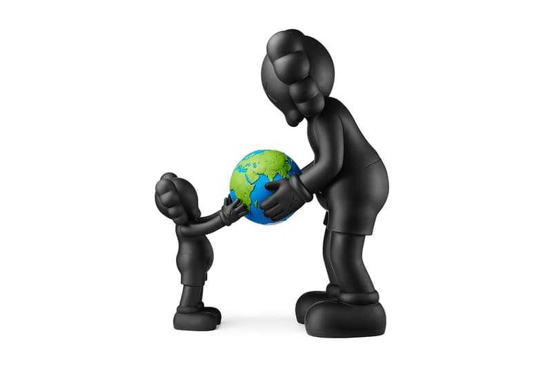 KAWS Drops Kaws Drops "THE PROMISE" Vinyl Figure and Print brown black grey toys art contemporary qatar museum public sculptur dadu garden doha kawsone 2022 fifa world cup qatar