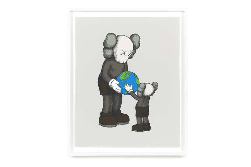 KAWS Drops Kaws Drops "THE PROMISE" Vinyl Figure and Print brown black grey toys art contemporary qatar museum public sculptur dadu garden doha kawsone 2022 fifa world cup qatar