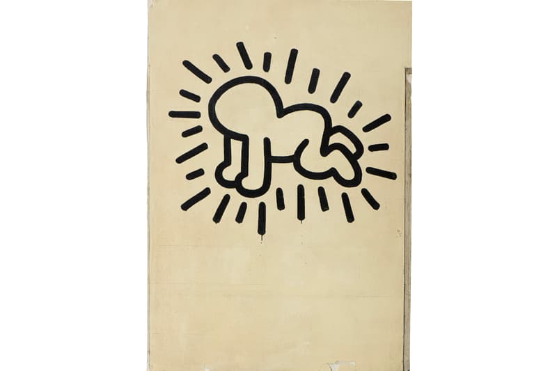 Keith Haring 'Radiant Baby' Grace House Mural Bonhams