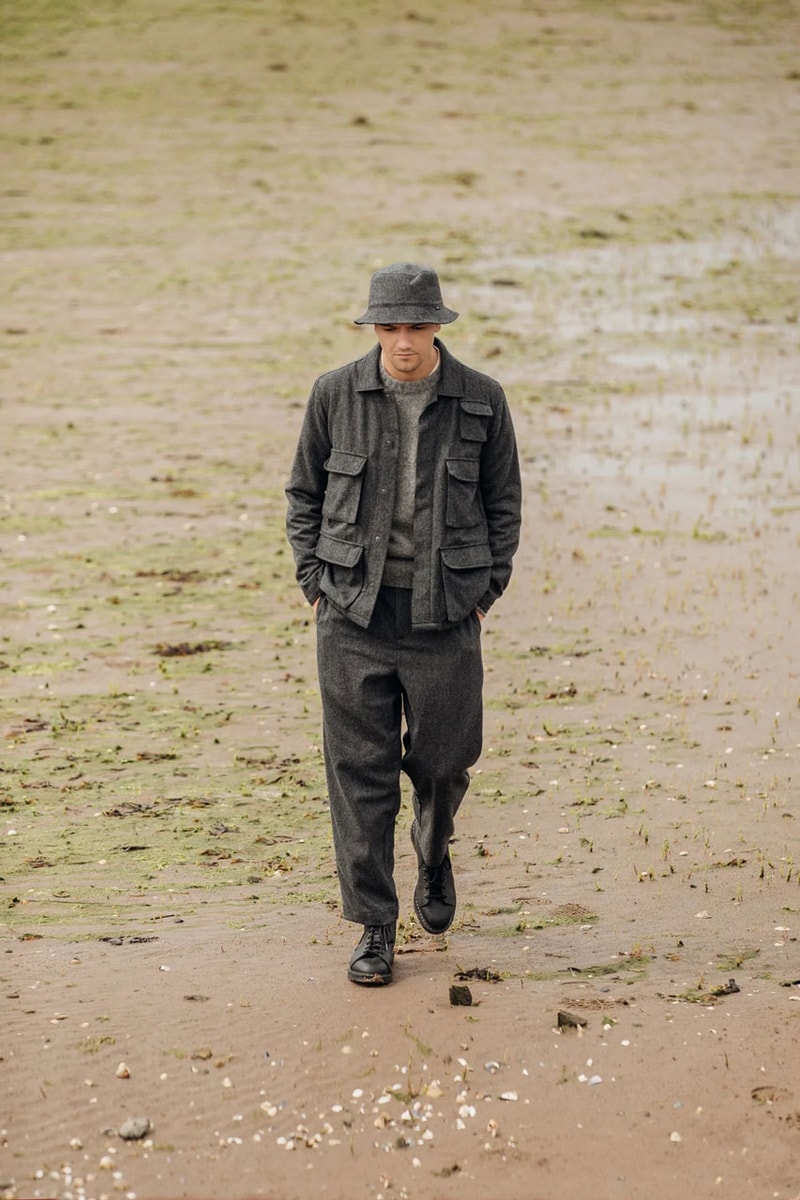 Kestin Fall Winter 2022 Collection Scotland Fashion Contemporary John Muir Way East Lothian Scotland Bernat Klein Neist Fleece