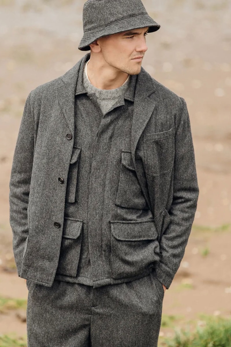 Kestin Fall Winter 2022 Collection Scotland Fashion Contemporary John Muir Way East Lothian Scotland Bernat Klein Neist Fleece
