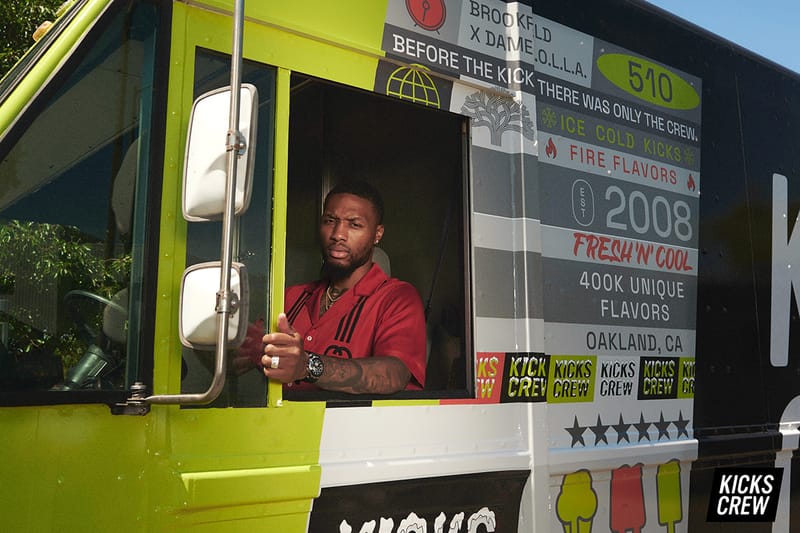 KICKS CREW Taps Damian Lillard for First Brand Partnership