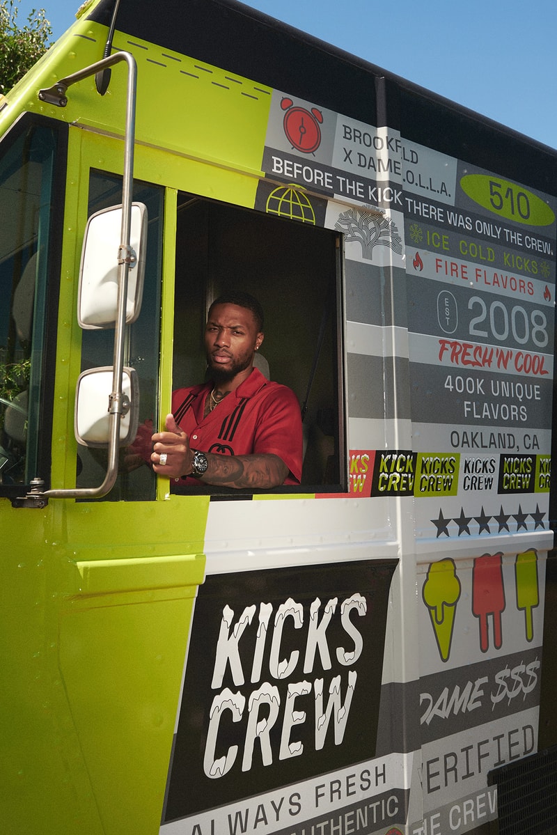 damian lillard kicks crew campaign video oakland sneakers community ice cream truck