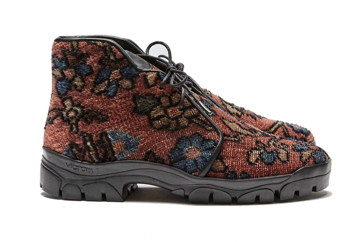 King Kennedy Releases Tactical Boots Made From Persian Rug Scraps