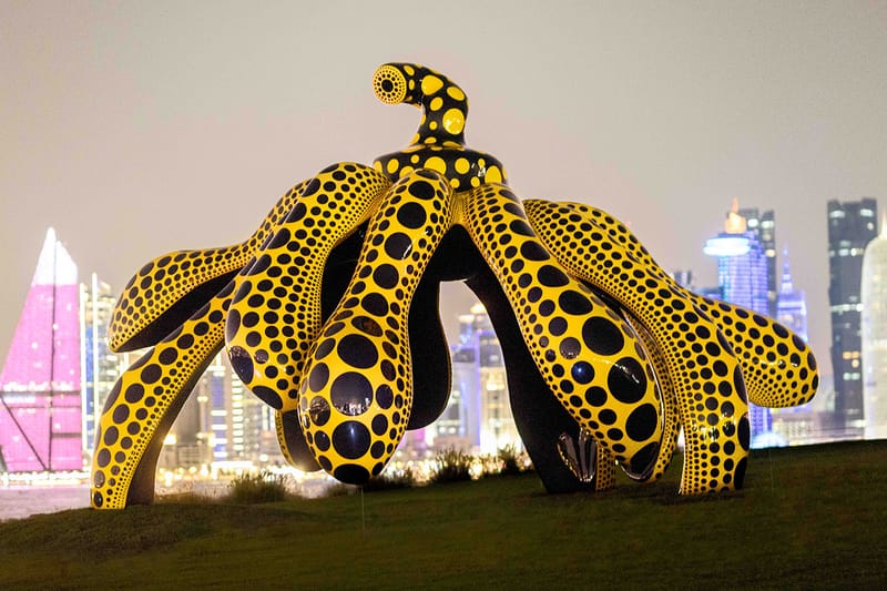 Yayoi Kusama Launches New Outdoor Exhibition in Qatar