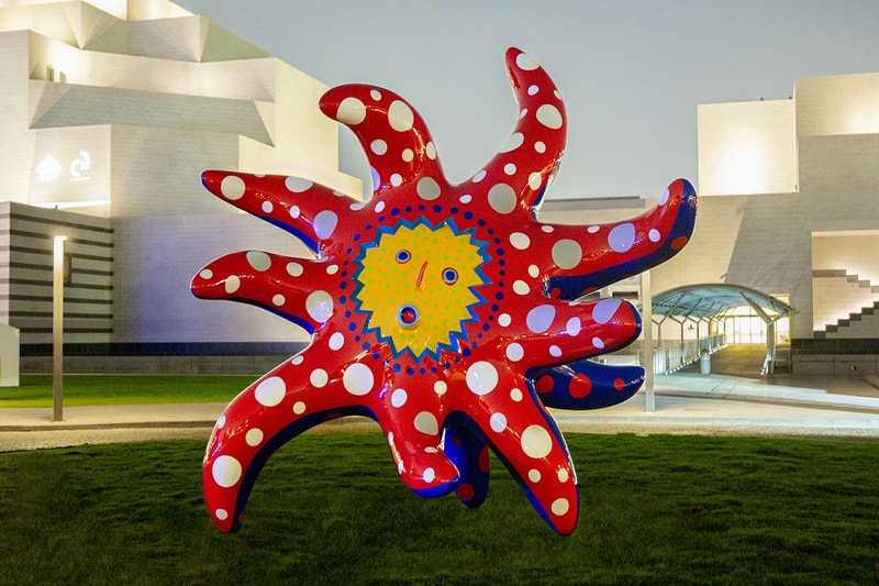 Yayoi Kusama World Cup Exhibition my soul blooms forever museum of islamic art mia park large scale exhibition opening info 