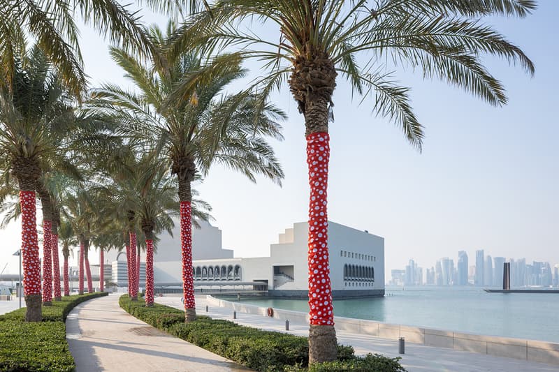 Yayoi Kusama World Cup Exhibition my soul blooms forever museum of islamic art mia park large scale exhibition opening info 