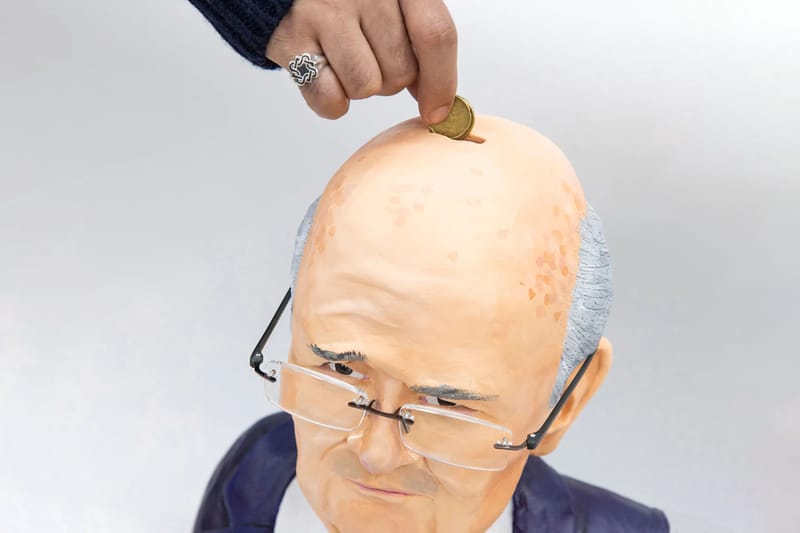 Lack Of Guidance Turns Former FIFA President Sepp Blatter Into A $6,835 USD Piggy Bank Sculpture