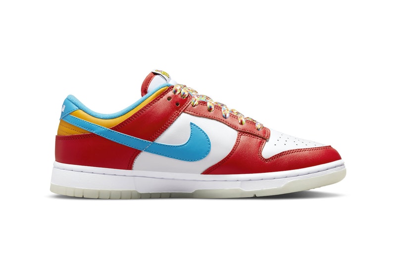 LeBron James Nike Dunk Low Fruity Pebbles DH8009-600 Release Info