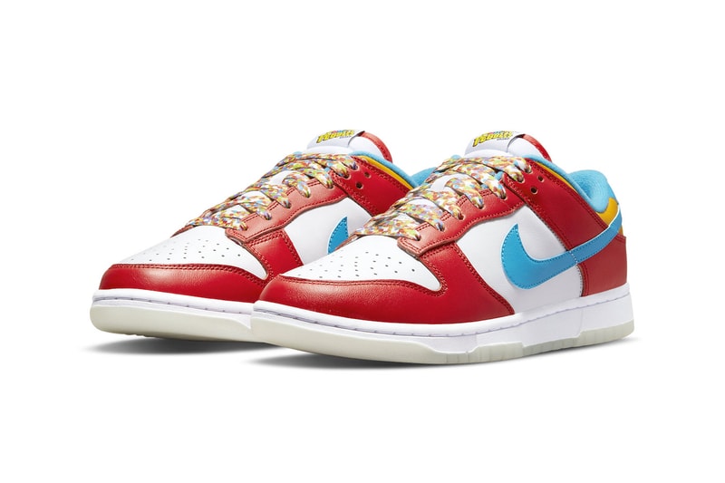 LeBron James Nike Dunk Low Fruity Pebbles DH8009-600 Release Info