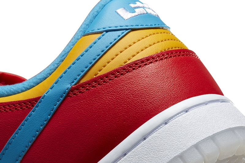 LeBron James Nike Dunk Low Fruity Pebbles DH8009-600 Release Info
