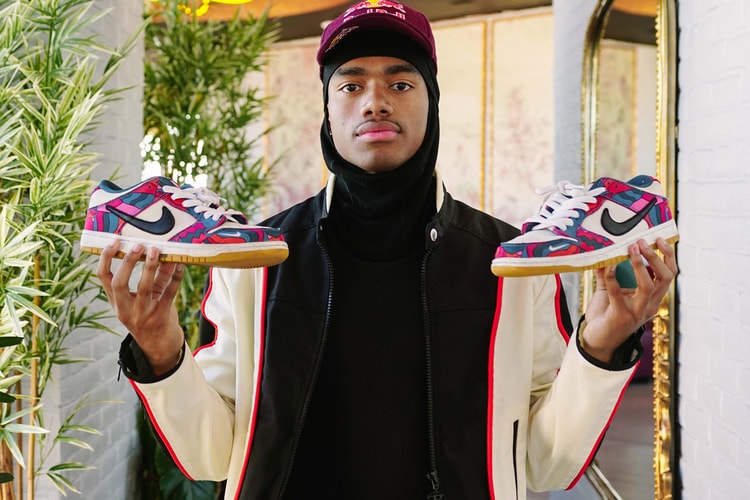 Lee-Lou Demierre and the Parra x Nike SB Dunk Low for Hypebeast's Sole Mates