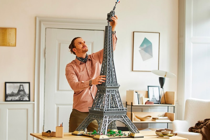 LEGO Presents 5 Foot Eiffel Tower Figure icons travel history french paris landmark release info date price