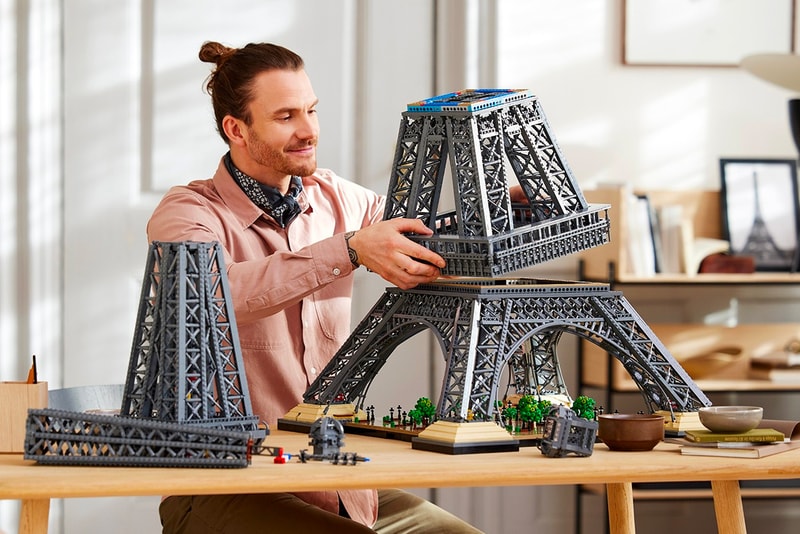 LEGO Presents 5 Foot Eiffel Tower Figure icons travel history french paris landmark release info date price