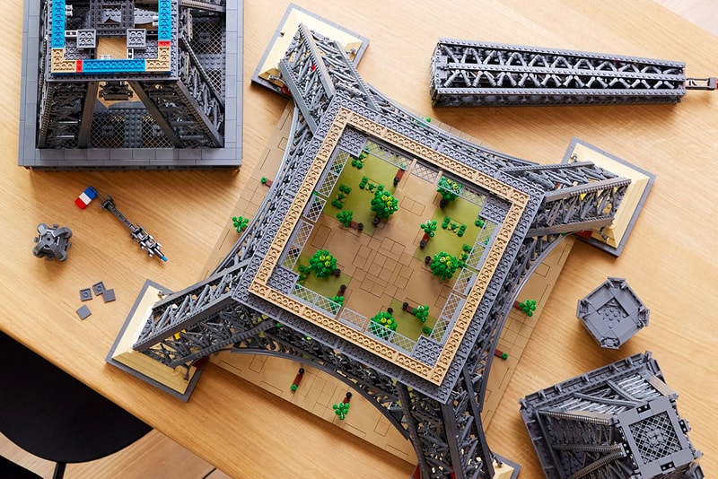LEGO Presents 5 Foot Eiffel Tower Figure icons travel history french paris landmark release info date price