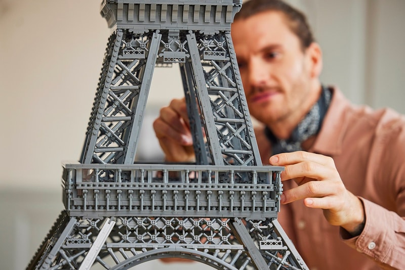LEGO Presents 5 Foot Eiffel Tower Figure icons travel history french paris landmark release info date price