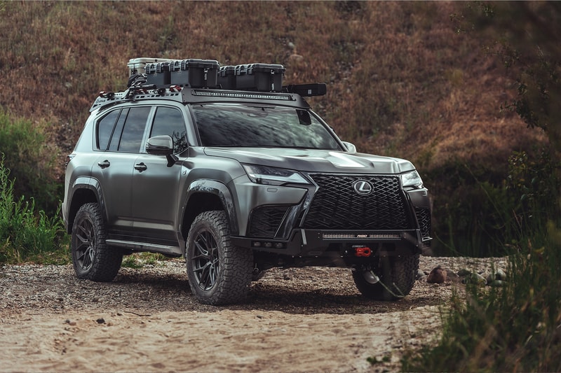 lexus USA Yeti Hiraku overlander SUV LX600 Alpine SEMA info suvs luxury camping outdoors 