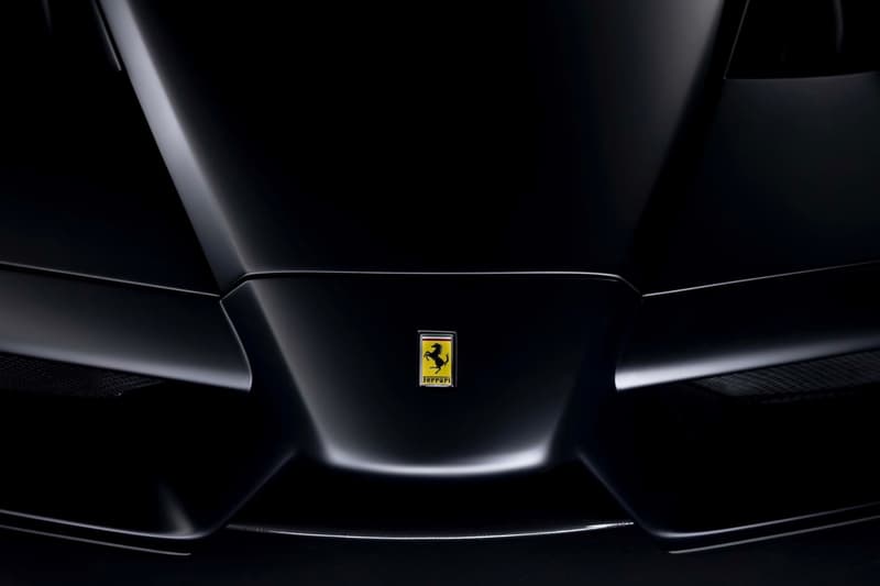 RM Sothebys Ferrari Enzo matte black triple brunei royalty maranello only nero opaco 3500 miles odometer info v 12 136069 info news