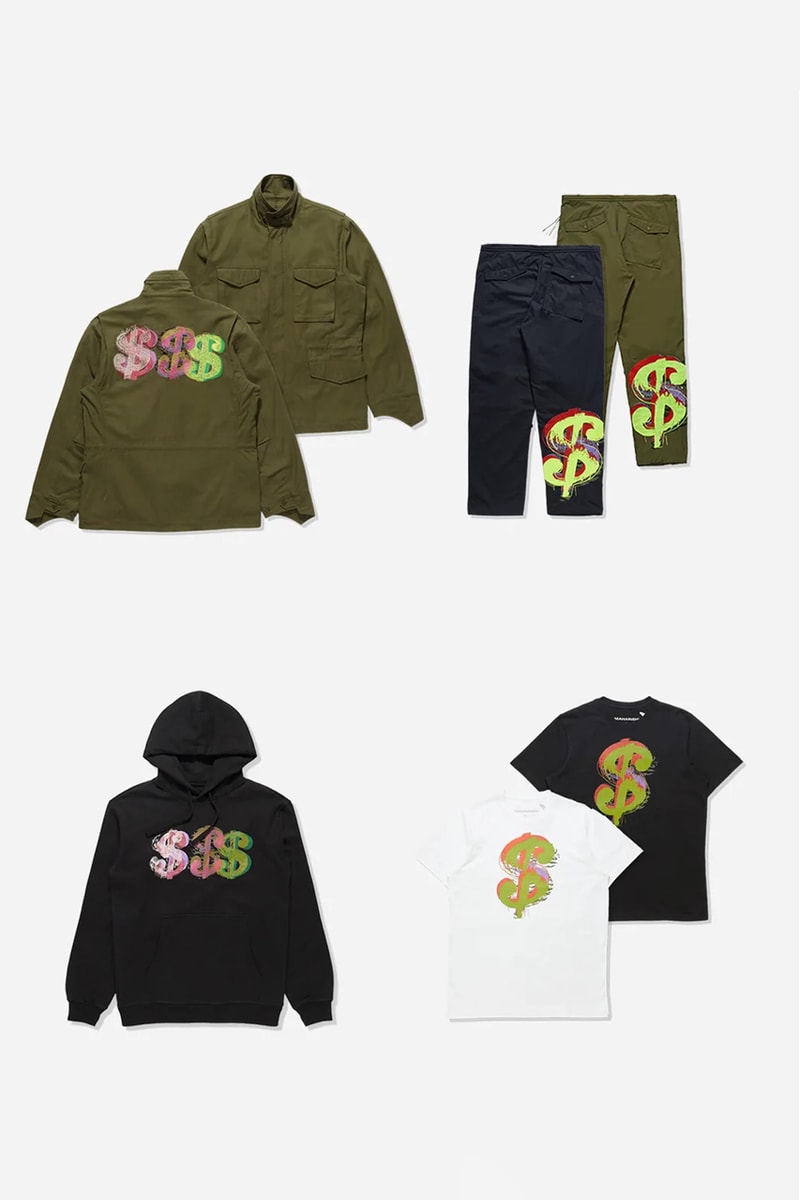 maharishi Andy Warhol Collaboration Military Dollar Signs New York Contemporary Art Fashion London Streetwear Black Friday