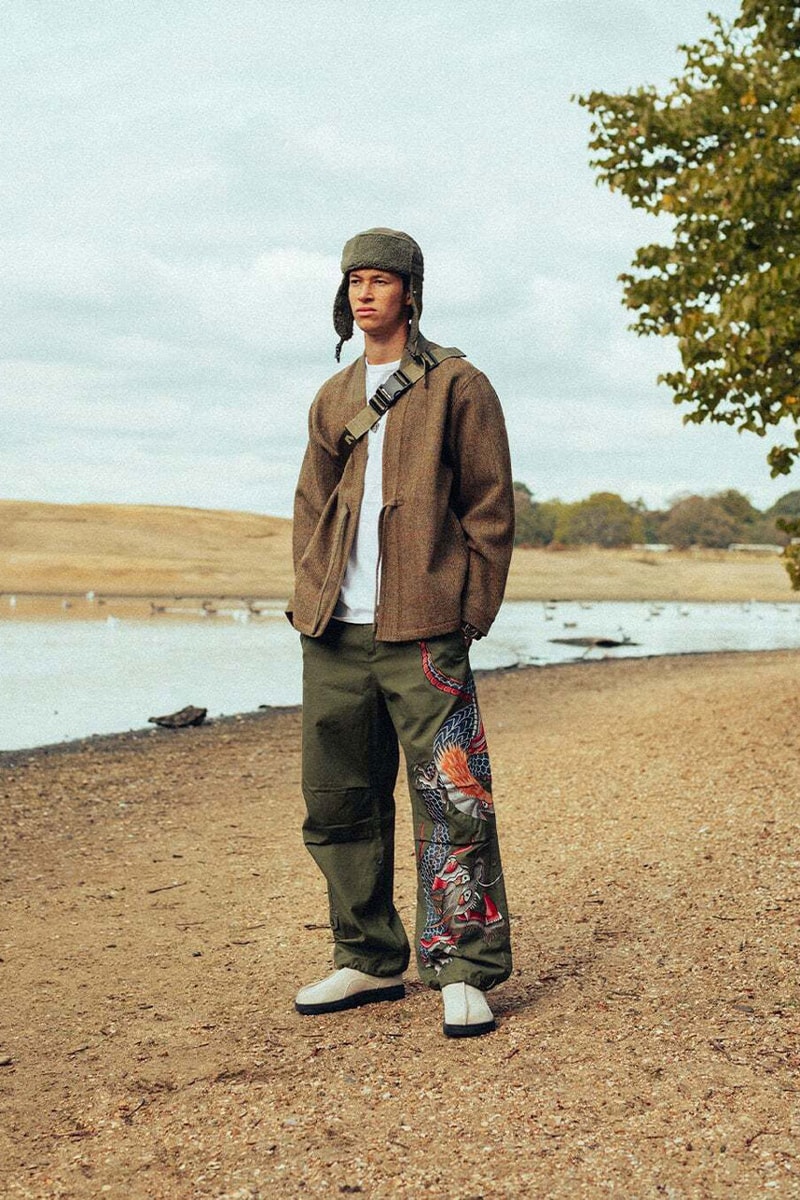 Maharishi Fall Winter 2022 Outerwear Fashion Hardy Blechman Style Military Green Hats Accessories Abstract EARSNOT 