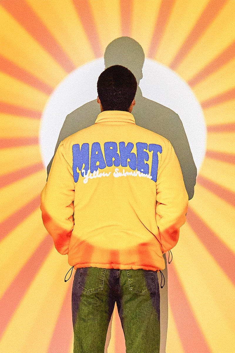 MARKET x The Beatles 'Yellow Submarine' Inspired Capsule yellow blue black cream the beatles
