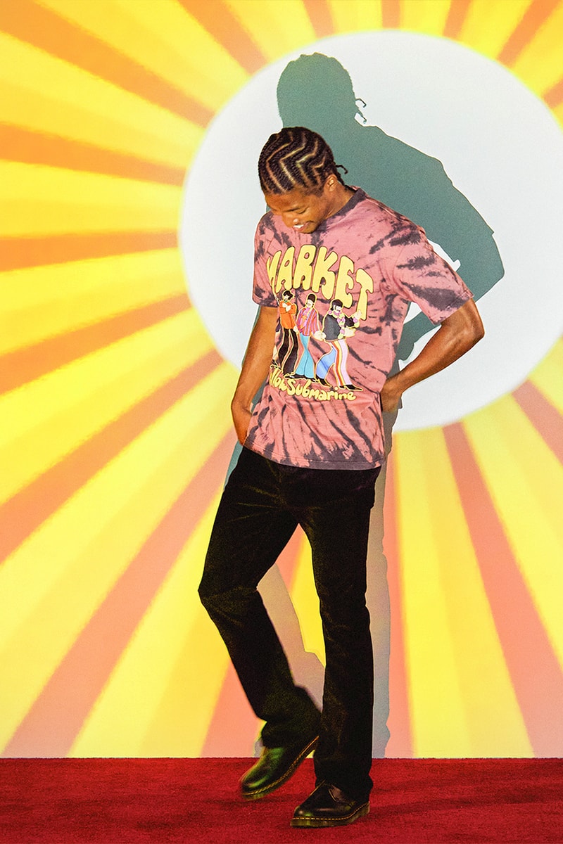 MARKET x The Beatles 'Yellow Submarine' Inspired Capsule yellow blue black cream the beatles