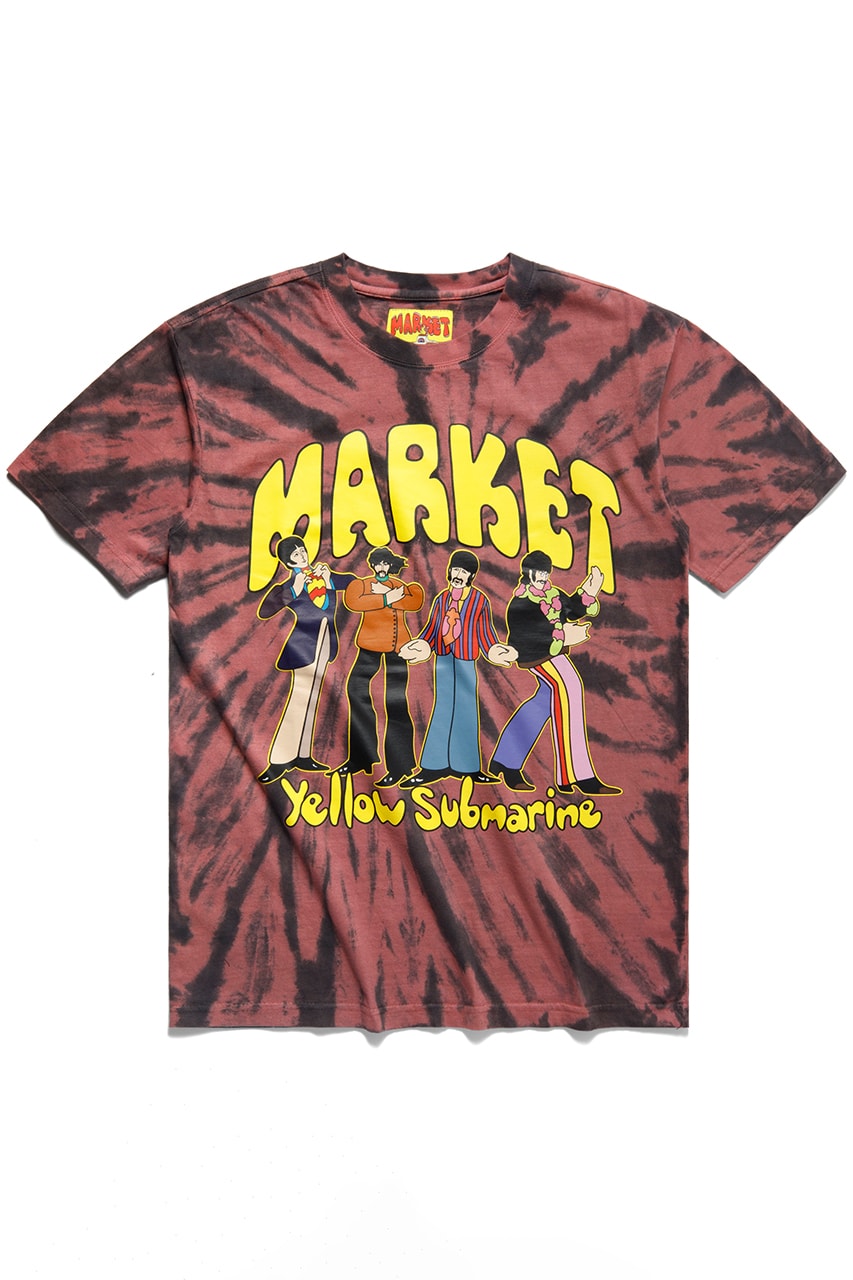 MARKET x The Beatles 'Yellow Submarine' Inspired Capsule yellow blue black cream the beatles